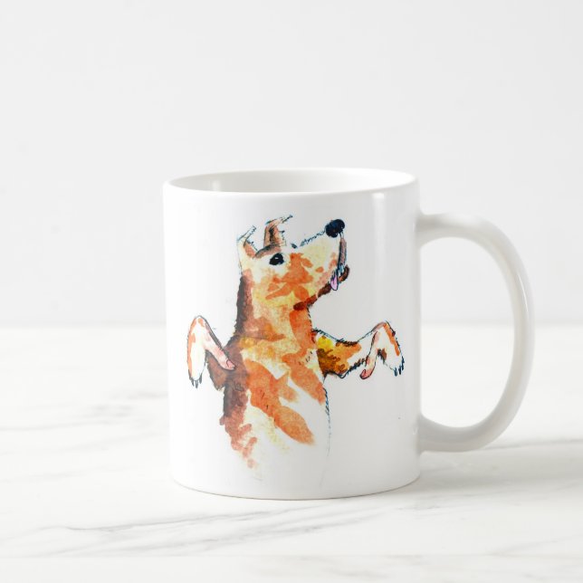 De Café Polegares para a caneca dos cães (Direita)