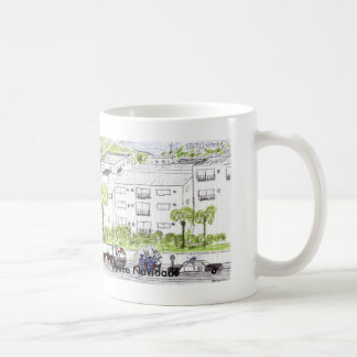 De Café Polícia Navidad! caneca