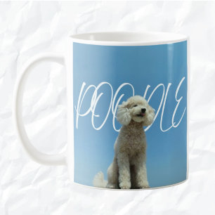 De Café Poodle Pacífico   Caneca Olhar para o Céu Azul