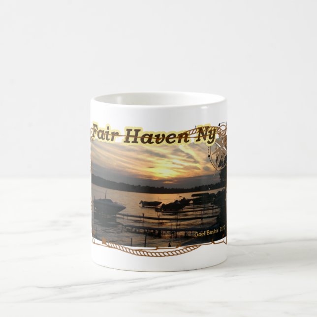 De Café PÔR DO SOL SOBRE A BAÍA Fair Haven NY  - Caneca (Centro)