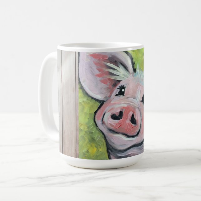 De Café Porco na caneca do celeiro (Frente Esquerda)