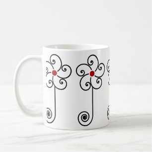 De Café Posies toda em torno da caneca