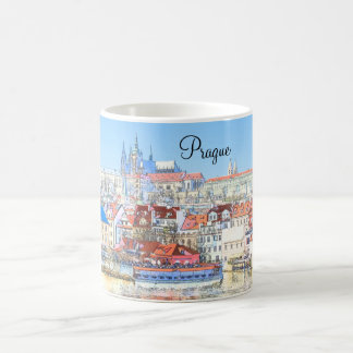 De Café Praga na caneca dos Pastels