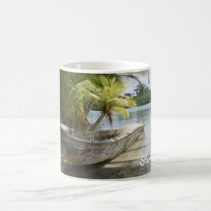 De Café Praia da estrela do mar - caneca tropical da praia
