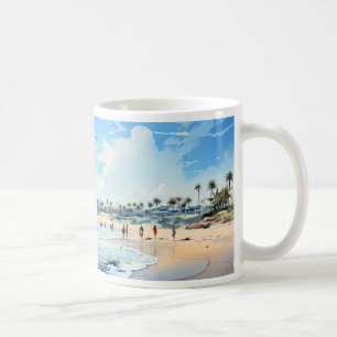 De Café Praia Na Sua Caneca