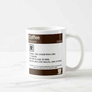 De Café Prescrição do café, caneca médica
