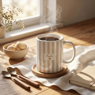 De Café Presente do Dia dos Pais para Papai Caneca Listras