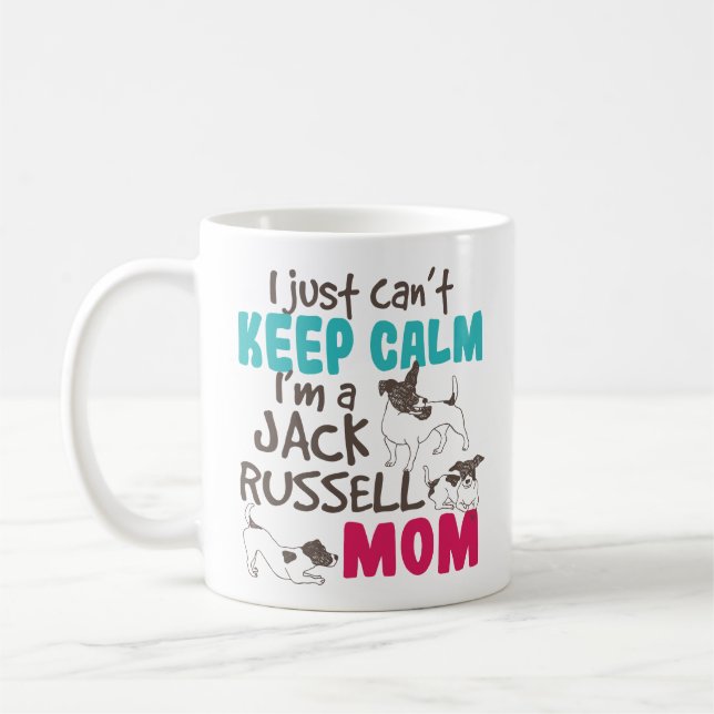 De Café Presente engraçado da caneca da mamã do cão do (Esquerda)