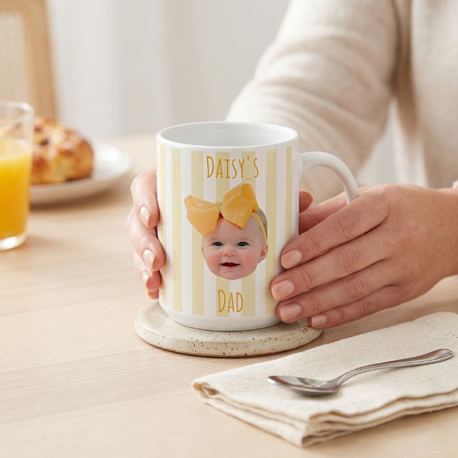 De Café Presentes do Dia dos Pais para Papai Caneca Bebê R (Criador carregado)