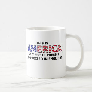 De Café Pressione 1 para Prosseguir Caneca Divertida Humor