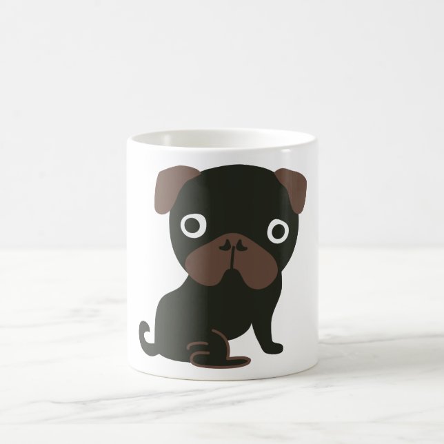 De Café Preto da caneca do Pug (Centro)