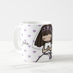 De Café Primeira caneca do nome do comunhão santamente