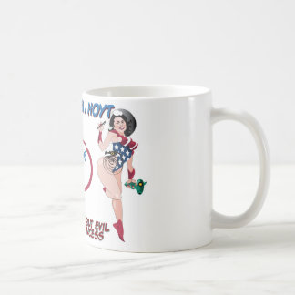 De Café Princesa bonita mas má Caneca do espaço -2