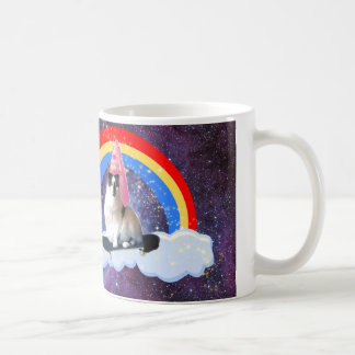 De Café Princesa engraçada Skate Gato Caneca do arco-íris