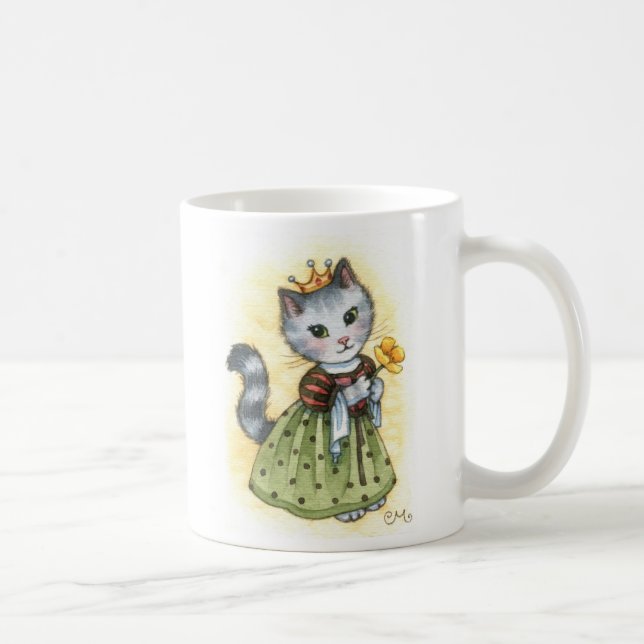 De Café Princesa Papoila - caneca bonito do gato (Direita)