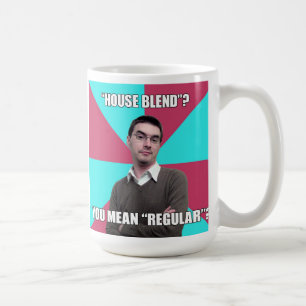 De Café Privilégio que nega a caneca da "mistura casa "