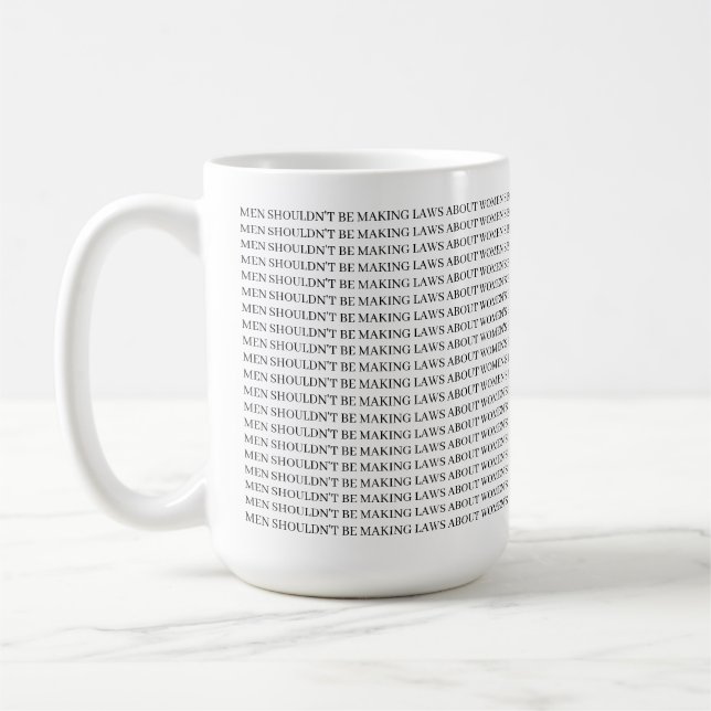 De Café Pro escolha - caneca feminista (Esquerda)