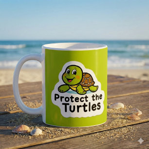 De Café Proteja A Caneca Das Tartarugas