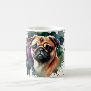 De Café 🐾 Pug Lovers, esta caneca é para você! 🐾