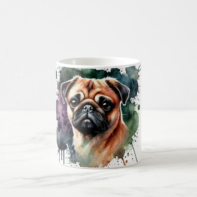 De Café 🐾 Pug Lovers, esta caneca é para você! 🐾 (Centro)