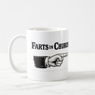 De Café Pum em igreja caneca engraçada