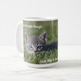 De Café Quando a vida fica áspera com a caneca do gato