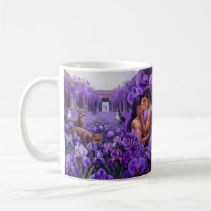 De Café Quando os Pombos Choram Caneca Jardim Íris Criança