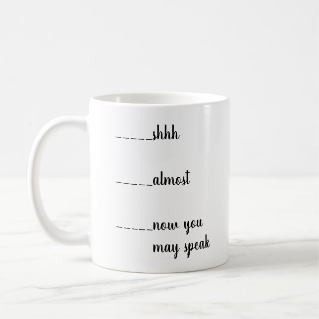 De Café Quase, Agora Você Pode Falar Uma Caneca Engraçada (Esquerda)