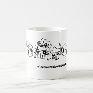 De Café Quatro cupcakes da caneca do apocalipse
