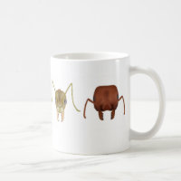 Quatro formigas em uma caneca
