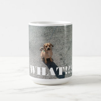 De Café "Que!?!" Caneca