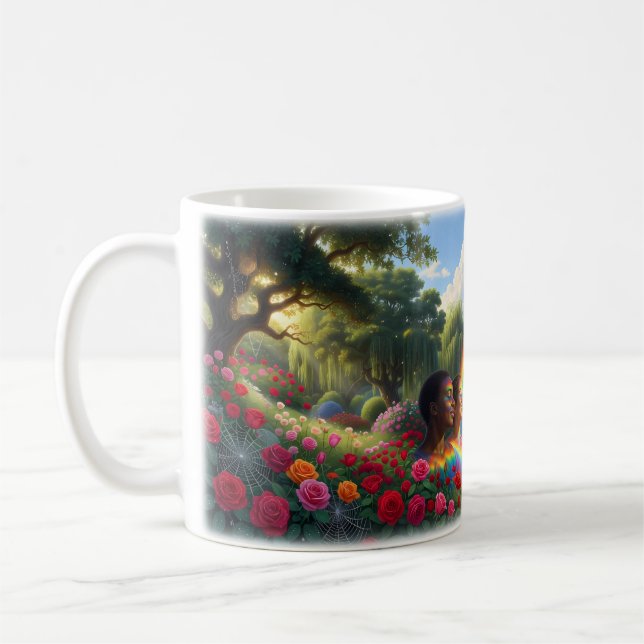 De Café Que Caneca do Jardim das Cores do Mundo Maravilhos (Esquerda)