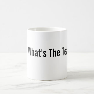 De Café Que é o chá? Caneca