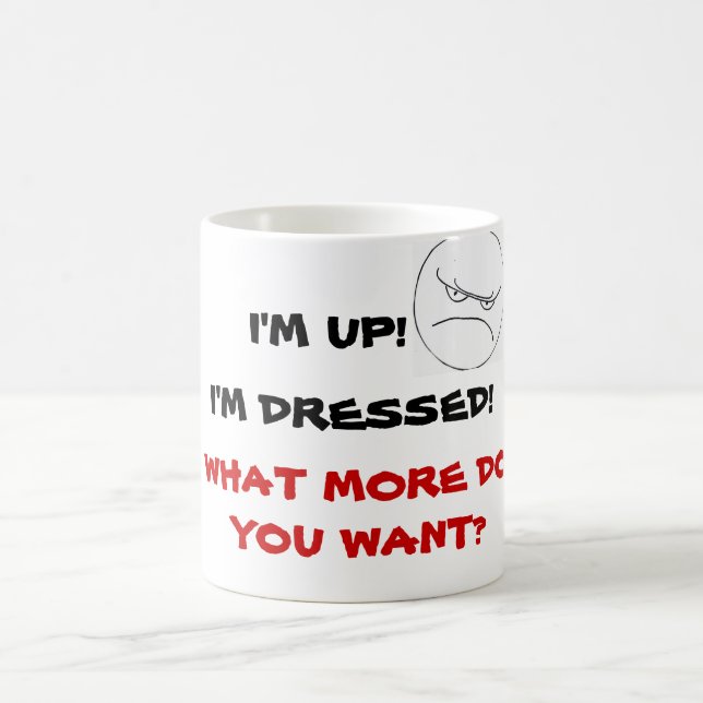 De Café QUE MAIS VOCÊ QUEREM? caneca (Centro)