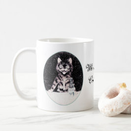 De Café Quem é uma senhora louca do gato? caneca 11oz