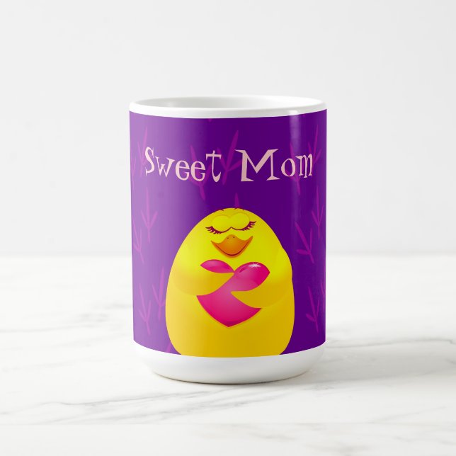 De Café Querida mãe, caneca engraçada (Centro)