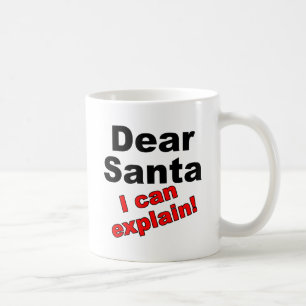 De Café Querido Papai Noel Caneca Divertida