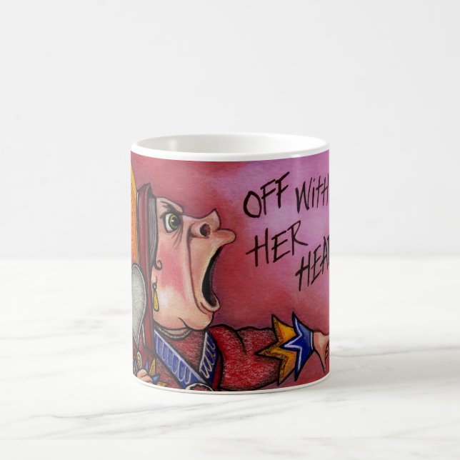De Café RAINHA DOS CORAÇÕES Alice na caneca do país das (Centro)