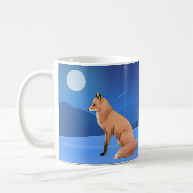 De Café Raposa e Lua numa Caneca Noturna (Esquerda)
