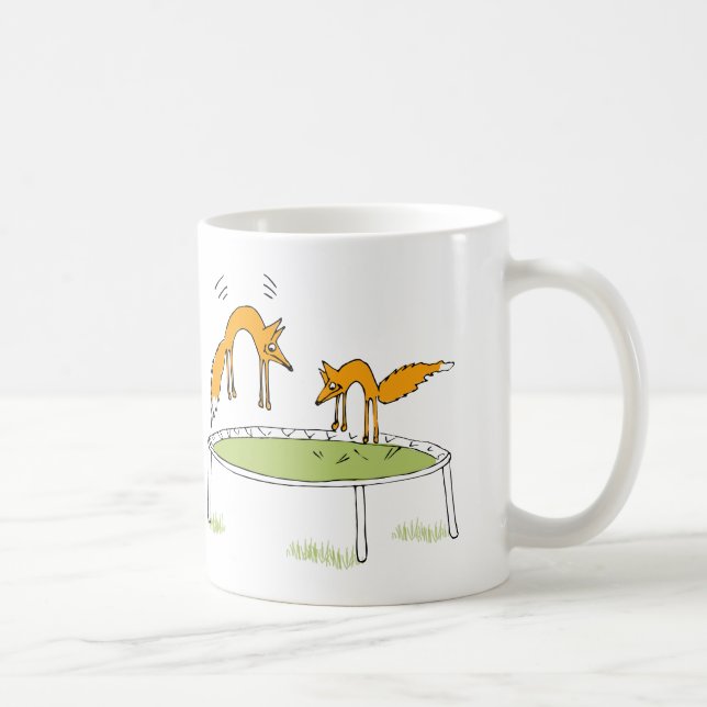 De Café Raposas na caneca do trampolim (Direita)