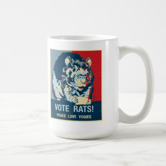 De Café Ratos do voto! Caneca