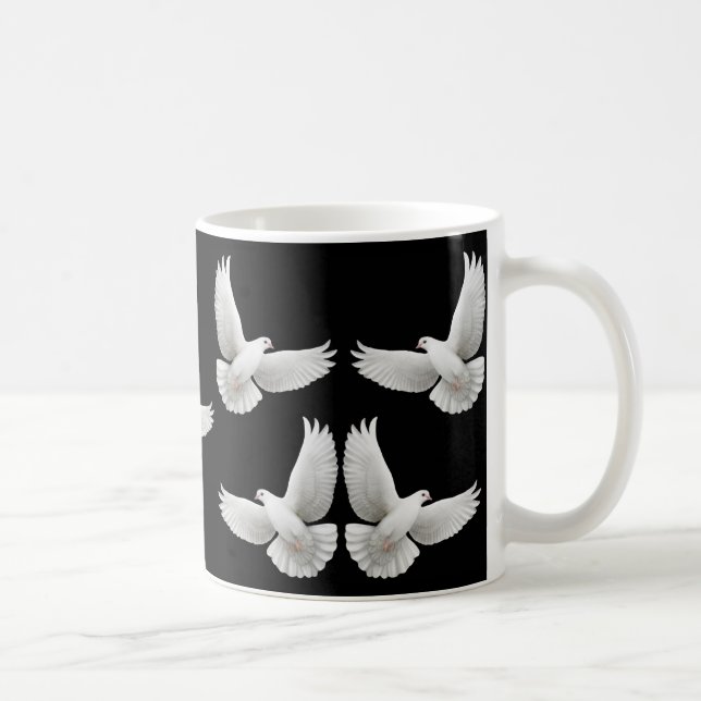De Café Rebanho da caneca das pombas (Direita)