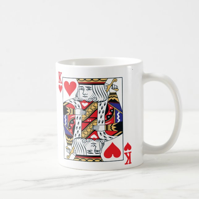 De Café Rei da caneca dos corações (Direita)