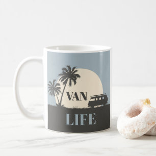 De Café RELAXE! 🌴 Caneca Van & Pôr do Sol
