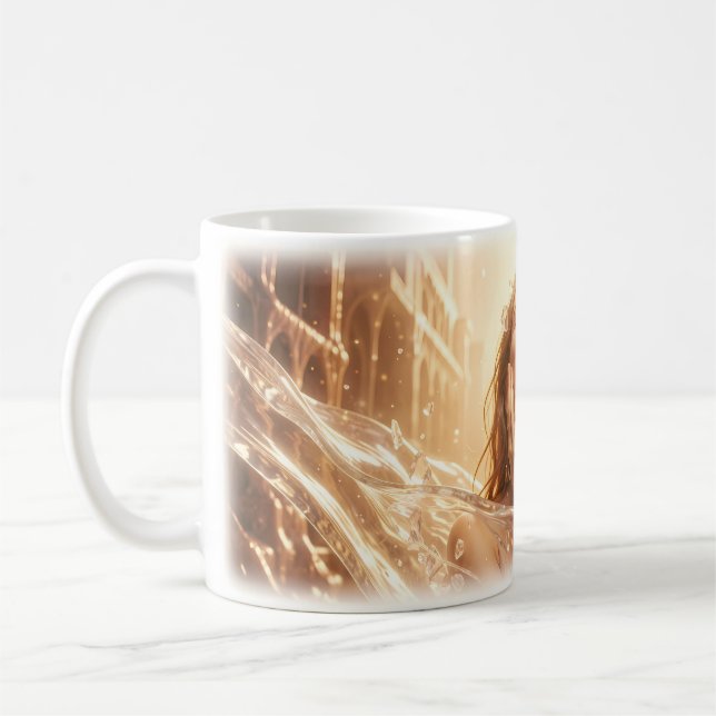 De Café Renovação Dourada na Caneca Crystal Dreamlight (Esquerda)