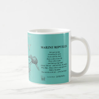 De Café Répteis marinhos sua caneca interna Greg Paul do