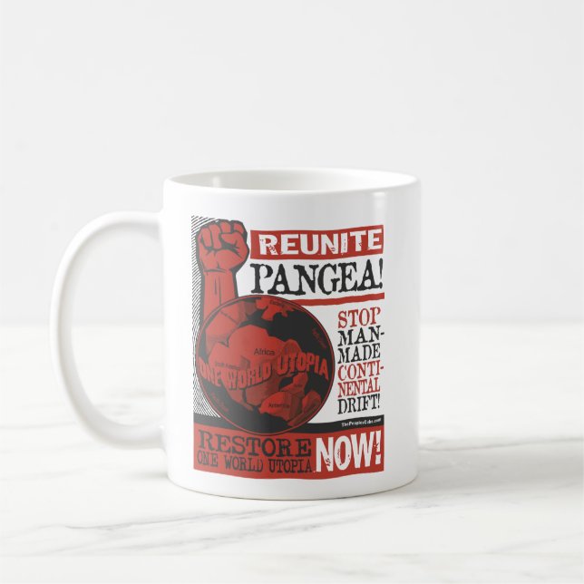 De Café Reunir Pangea! Caneca (Esquerda)