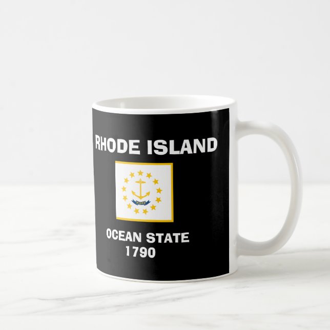 De Café Rhode - ilha * caneca da bandeira (Direita)