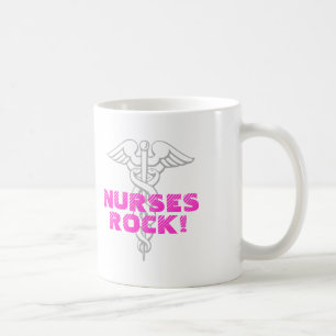 De Café Rocha das enfermeiras! Caneca com símbolo do