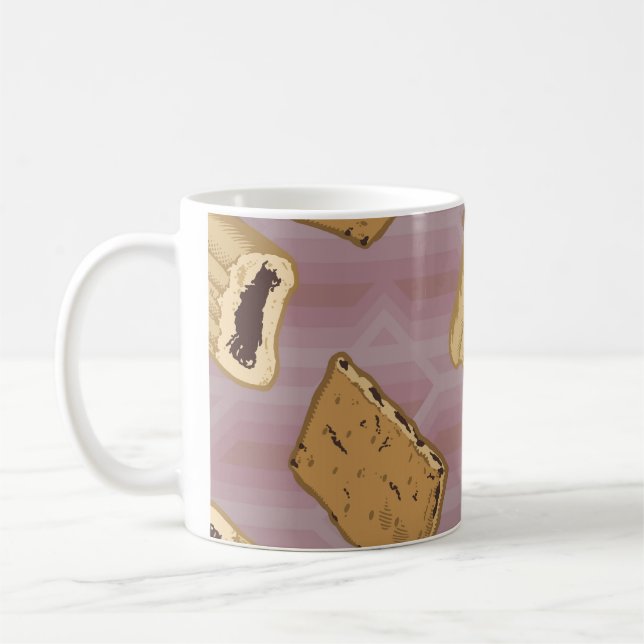 De Café Rolo do figo/Garibaldi - caneca do chá (Esquerda)